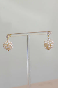 Pearl Cluster Earrings