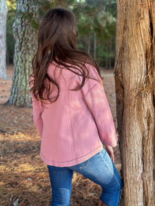 Spring Fling Pullover :: Mauve :: S-L