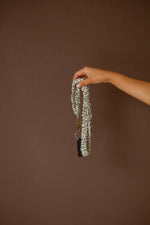 Load image into Gallery viewer, Black Floral Lanyard
