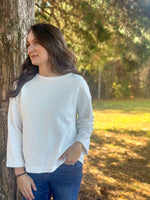 Load image into Gallery viewer, Spring Fling Pullover :: White :: S-L
