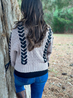 Load image into Gallery viewer, Threaded Knit Cardigan :: S-L
