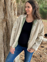 Load image into Gallery viewer, Reversible Sherpa Jacket :: Sage :: S-L
