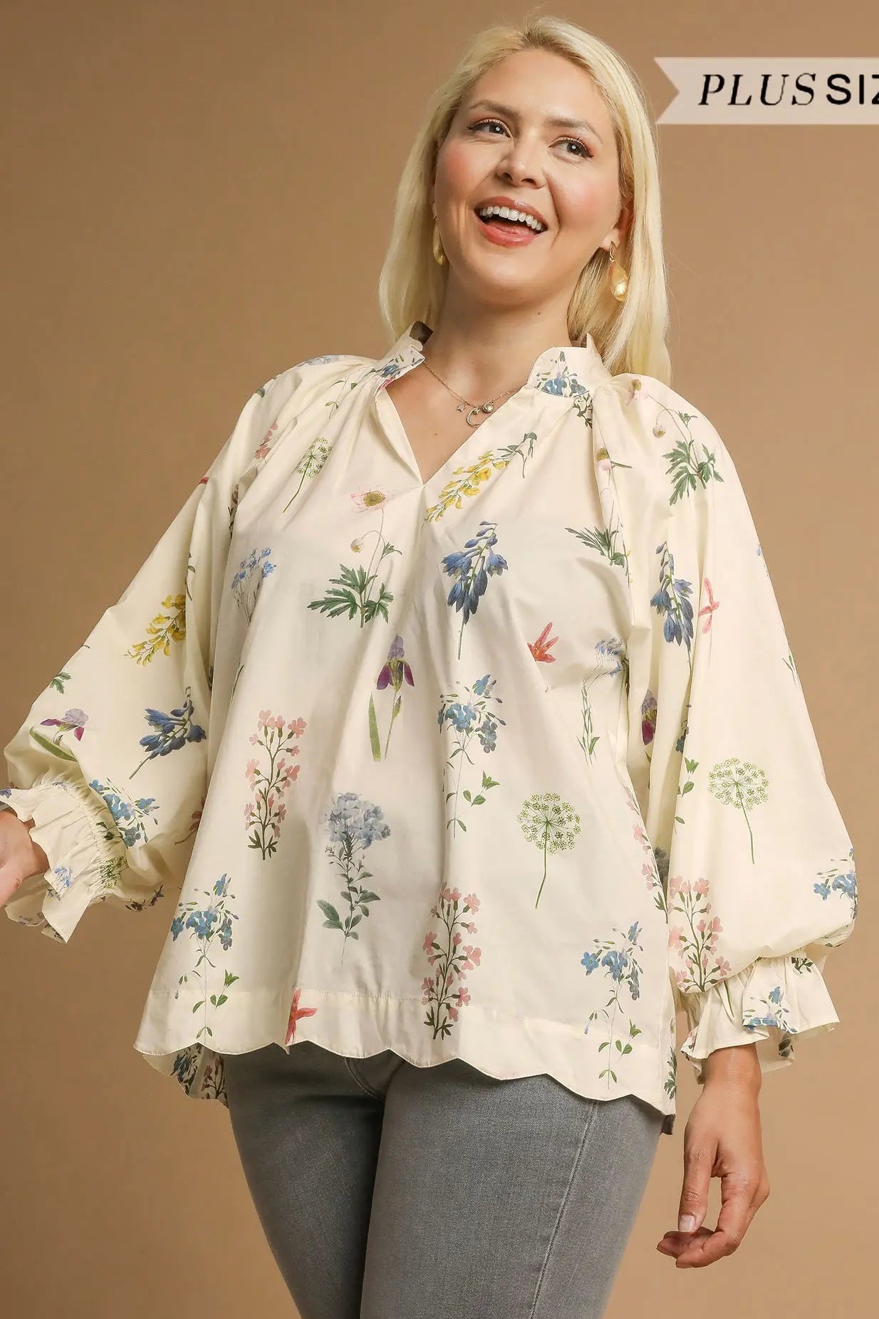Willa Floral Blouse :: XL-2X