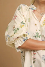Load image into Gallery viewer, Willa Floral Blouse :: XL-2X
