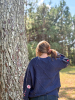 Load image into Gallery viewer, Aster Embroidered Sweater :: S-L
