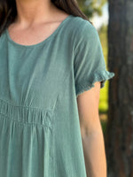 Load image into Gallery viewer, Lagoon Linen Dress :: S-2X
