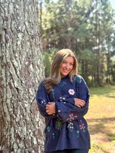 Aster Embroidered Sweater :: S-L