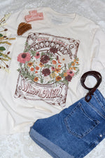 Load image into Gallery viewer, Wildflower Graphic Oversized Tee
