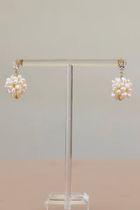 Pearl Cluster Earrings