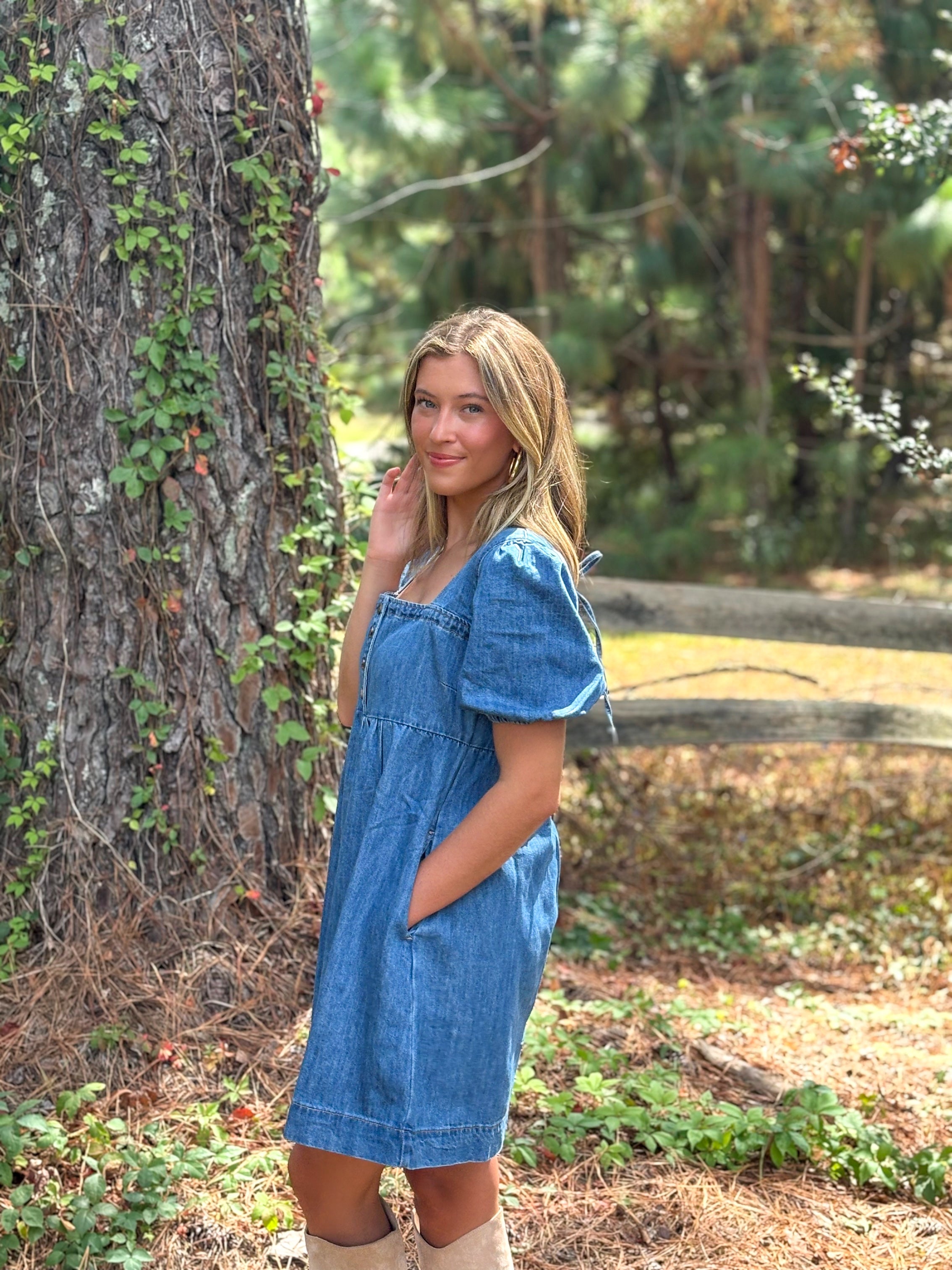 Davis Denim Dress :: S-L