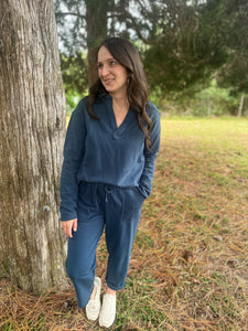 Malibu Sweatshirt :: Navy :: S-L