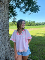 Load image into Gallery viewer, Stella Gingham Blouse :: S-L
