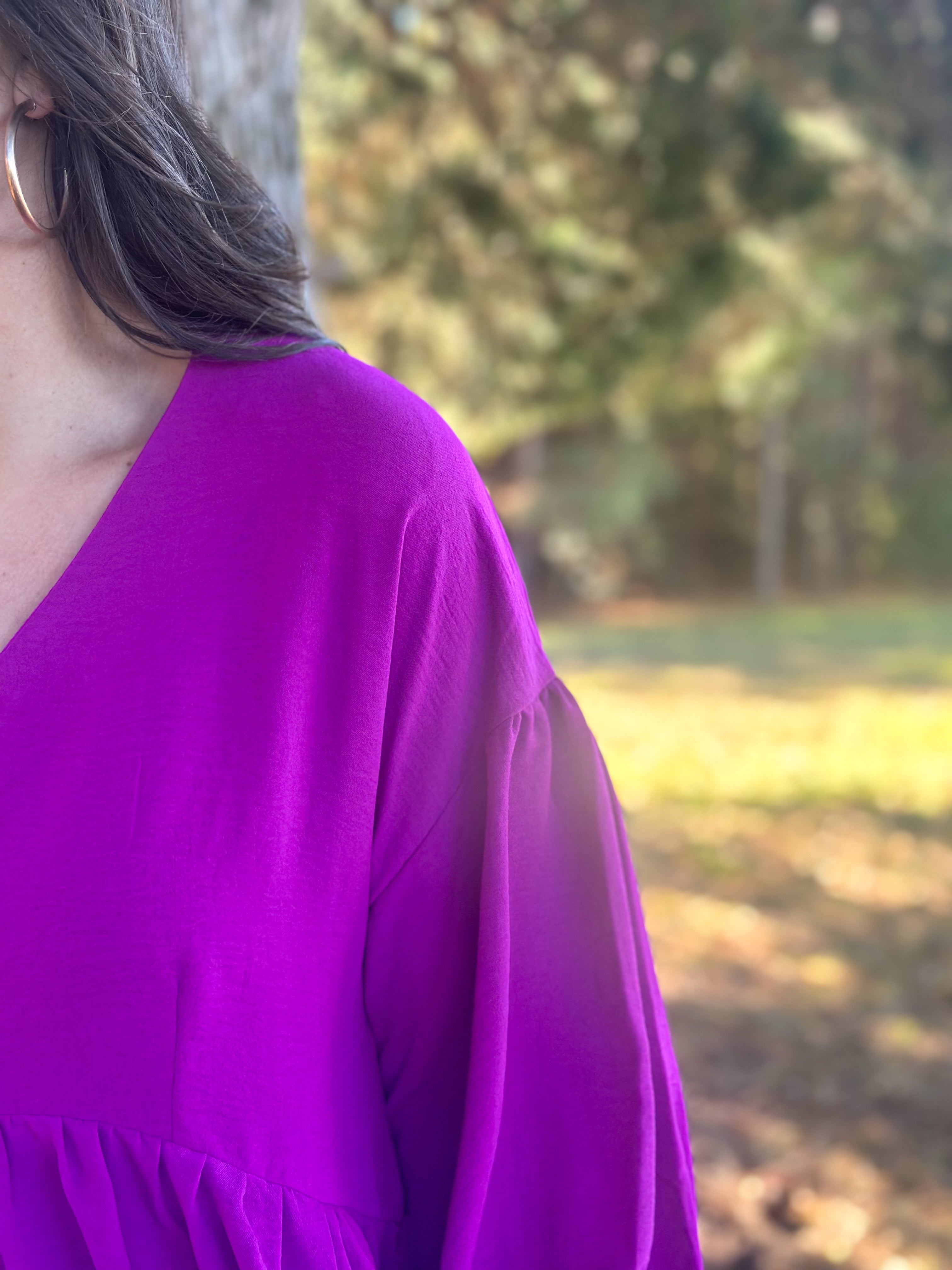 Miranda Blouse :: Purple :: X- Large