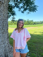 Load image into Gallery viewer, Stella Gingham Blouse :: S-L
