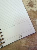 Load image into Gallery viewer, Green Floral Sermon Journal
