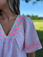 Load image into Gallery viewer, Stella Gingham Blouse :: S-L
