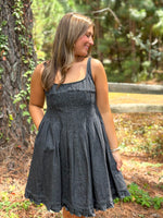 Load image into Gallery viewer, Ebony Denim Dress :: S-L
