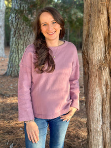 Spring Fling Pullover :: Mauve :: S-L