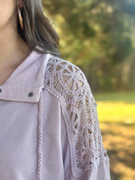 Load image into Gallery viewer, Dawn Crochet Detail Pullover :: S-L
