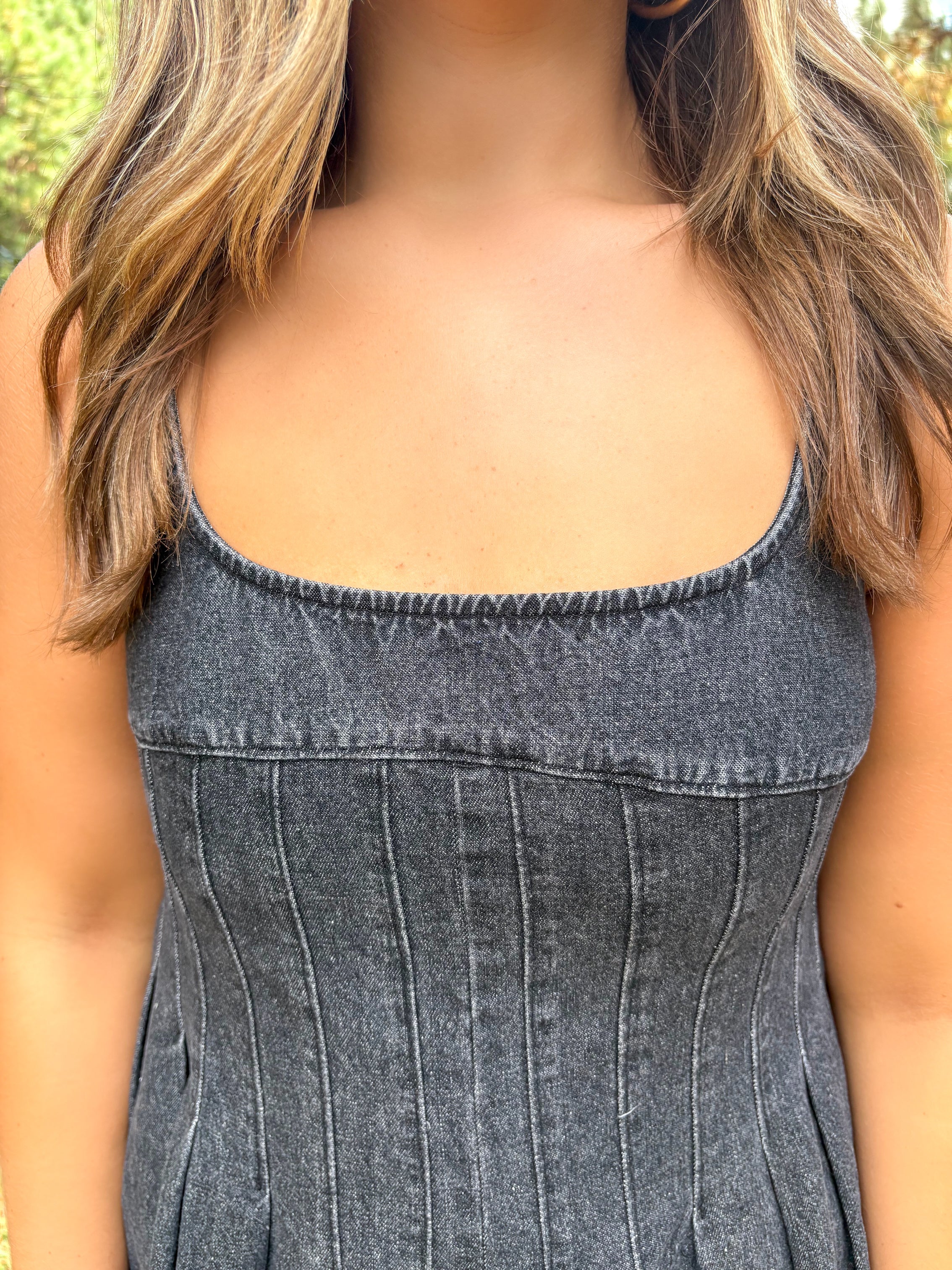 Ebony Denim Dress :: S-L