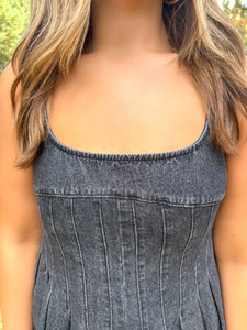 Ebony Denim Dress :: S-L