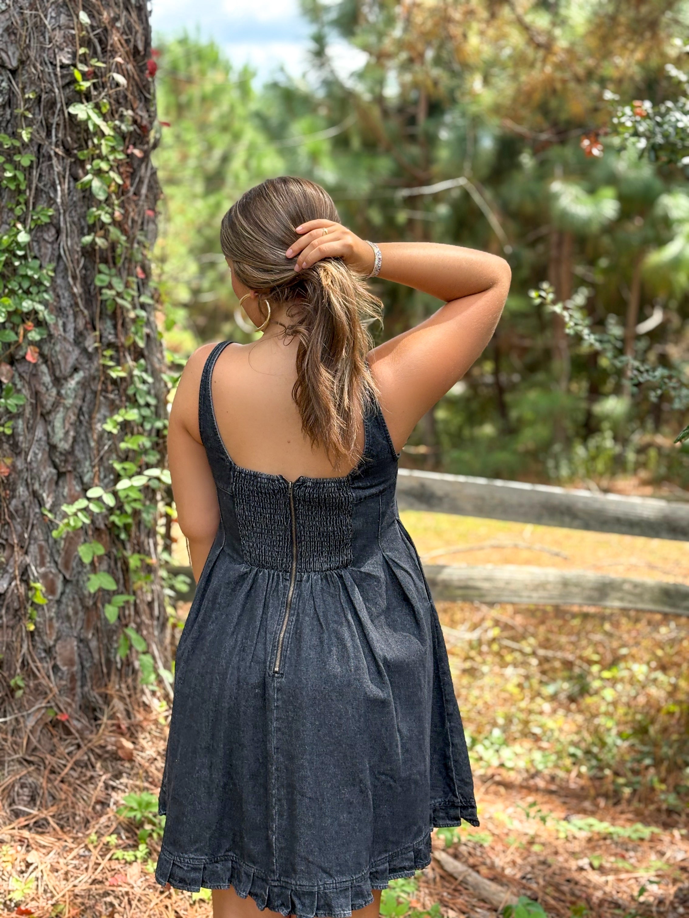 Ebony Denim Dress :: S-L