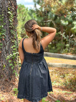 Load image into Gallery viewer, Ebony Denim Dress :: S-L
