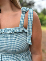 Load image into Gallery viewer, Gracen Gingham Dress :: S-L
