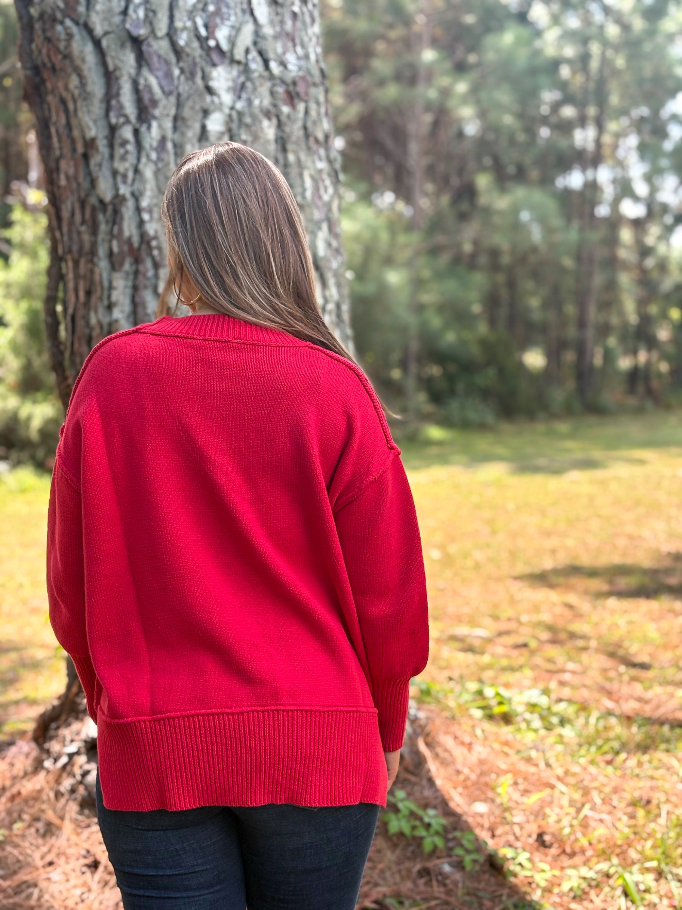 Ina Sweater :: Red:: S-L
