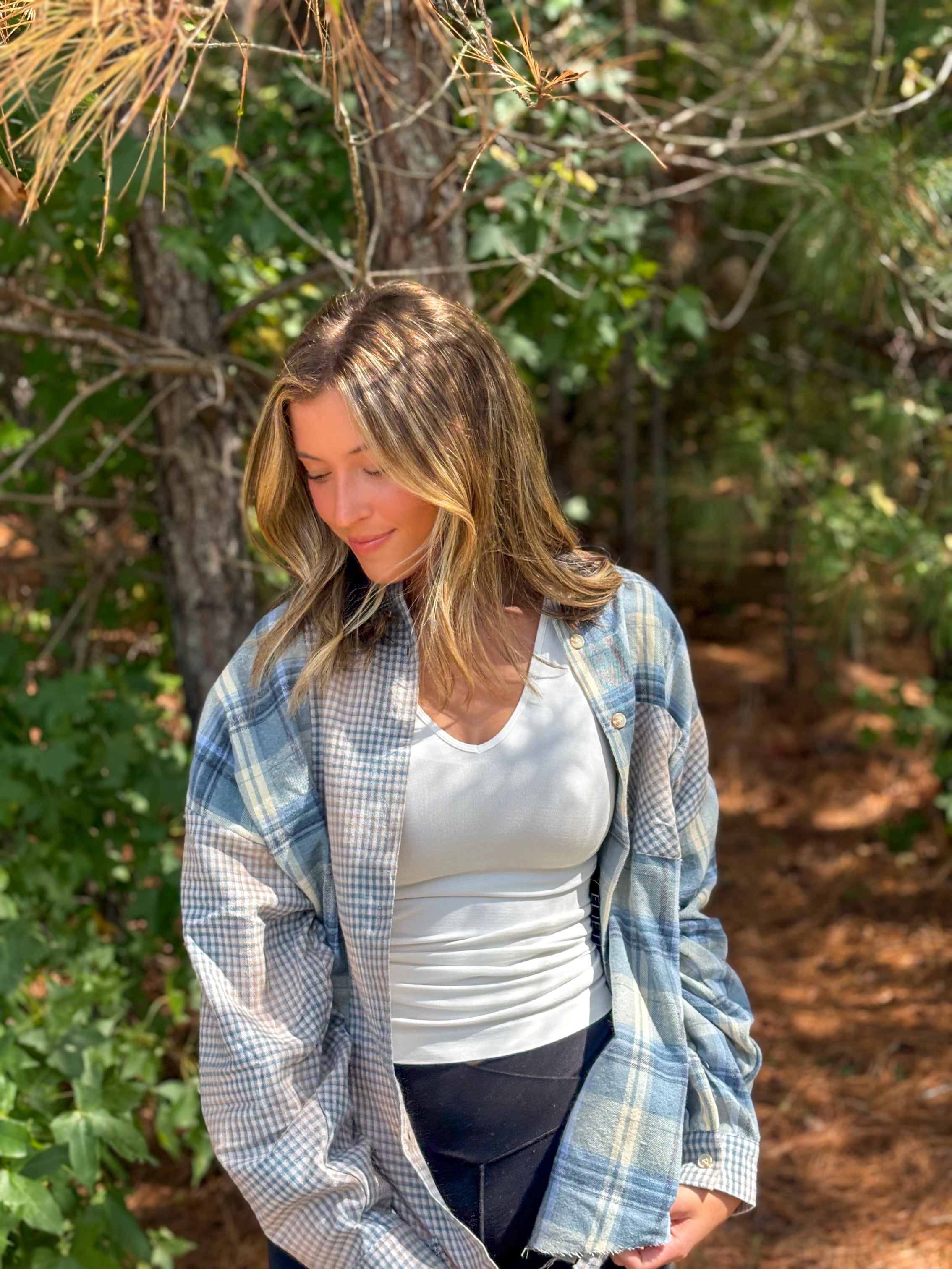 Kami Flannel Button-Up :: S-L