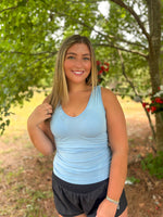 Load image into Gallery viewer, Reversible Tank :: Sky Blue :: S-2X

