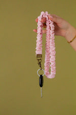 Load image into Gallery viewer, Dainty Pink Textured Lanyard
