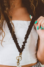 Load image into Gallery viewer, Black Luxe Lanyard
