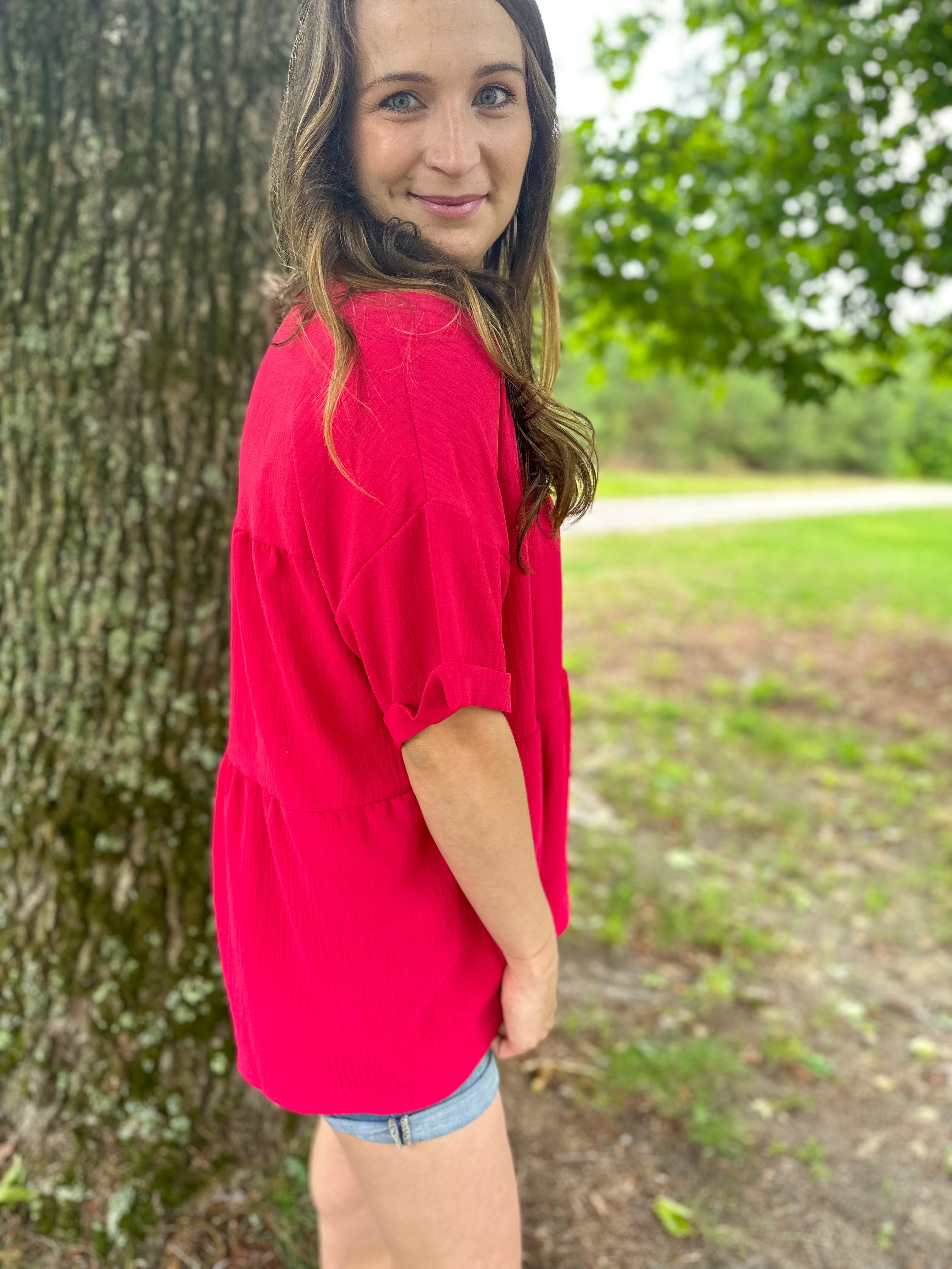 Bridget Tiered Blouse :: S-L