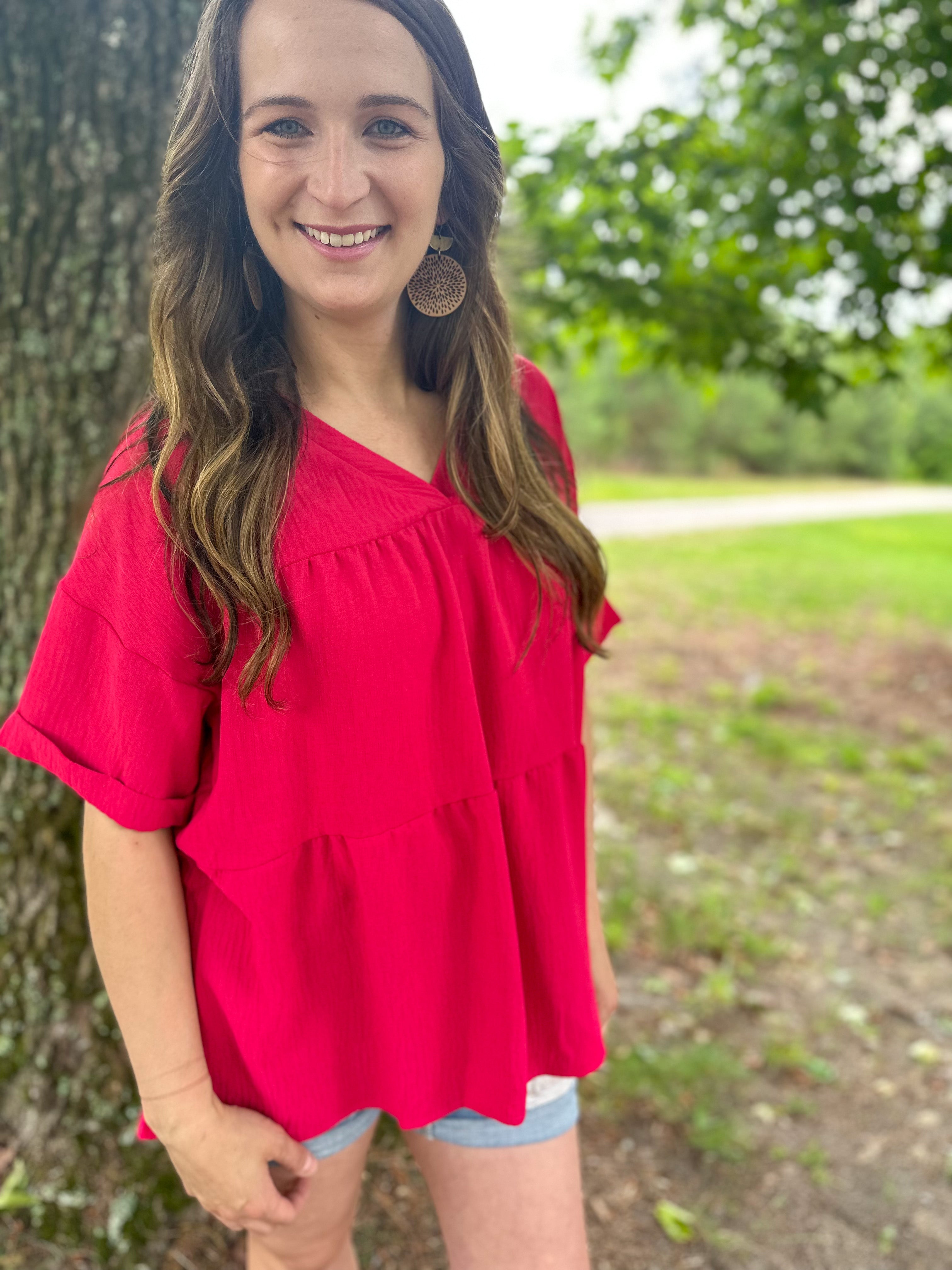 Bridget Tiered Blouse :: S-L