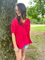 Load image into Gallery viewer, Bridget Tiered Blouse :: S-L
