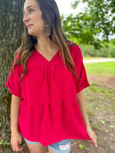 Bridget Tiered Blouse :: S-L