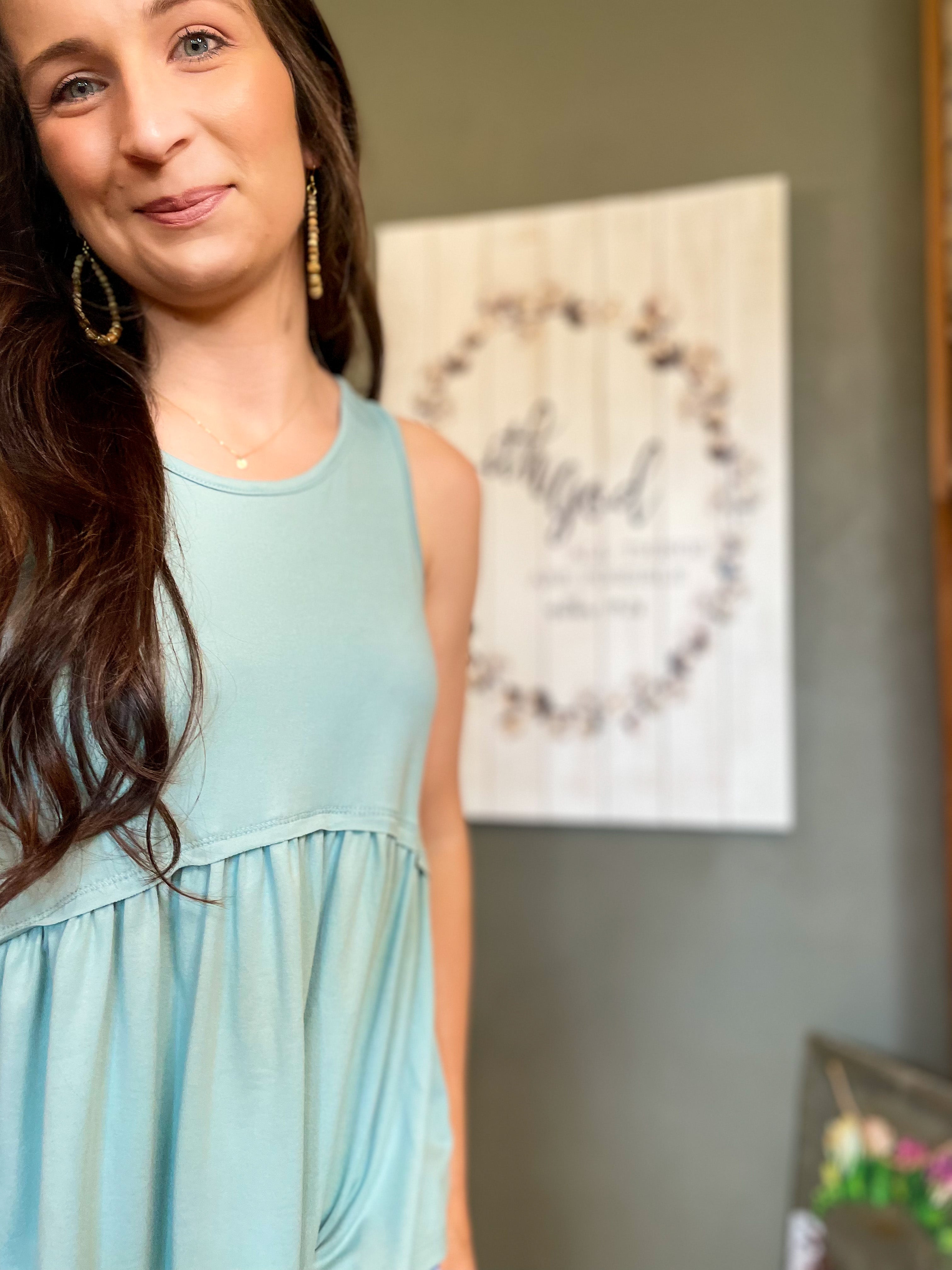 Sasha Tank :: Aloe :: XL-2X