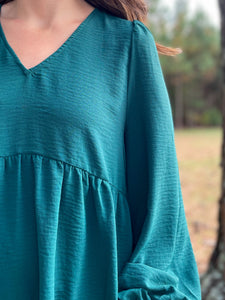 Evergreen Blouse :: M, XL & 1X