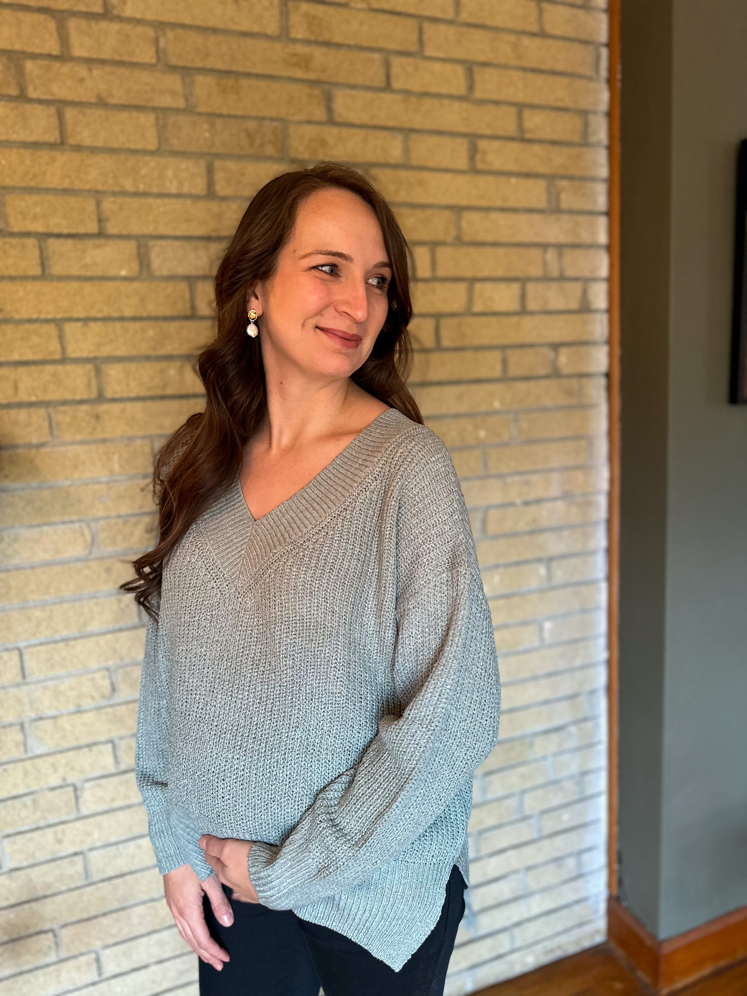 Sammie Lightweight Sweater :: Sage :: S-L