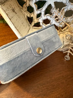 Load image into Gallery viewer, Velvet Jewelry Case :: Dusty Blue
