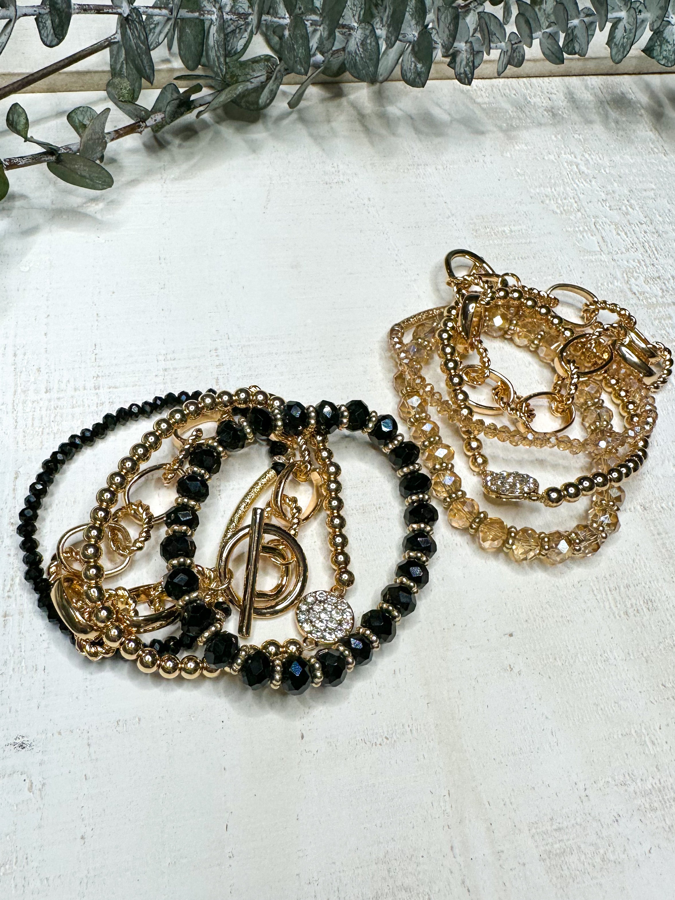 Onyx Classic Bracelet Stack