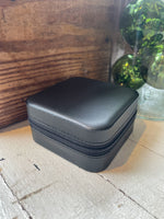 Load image into Gallery viewer, Mini Jewelry Case :: Black Leather
