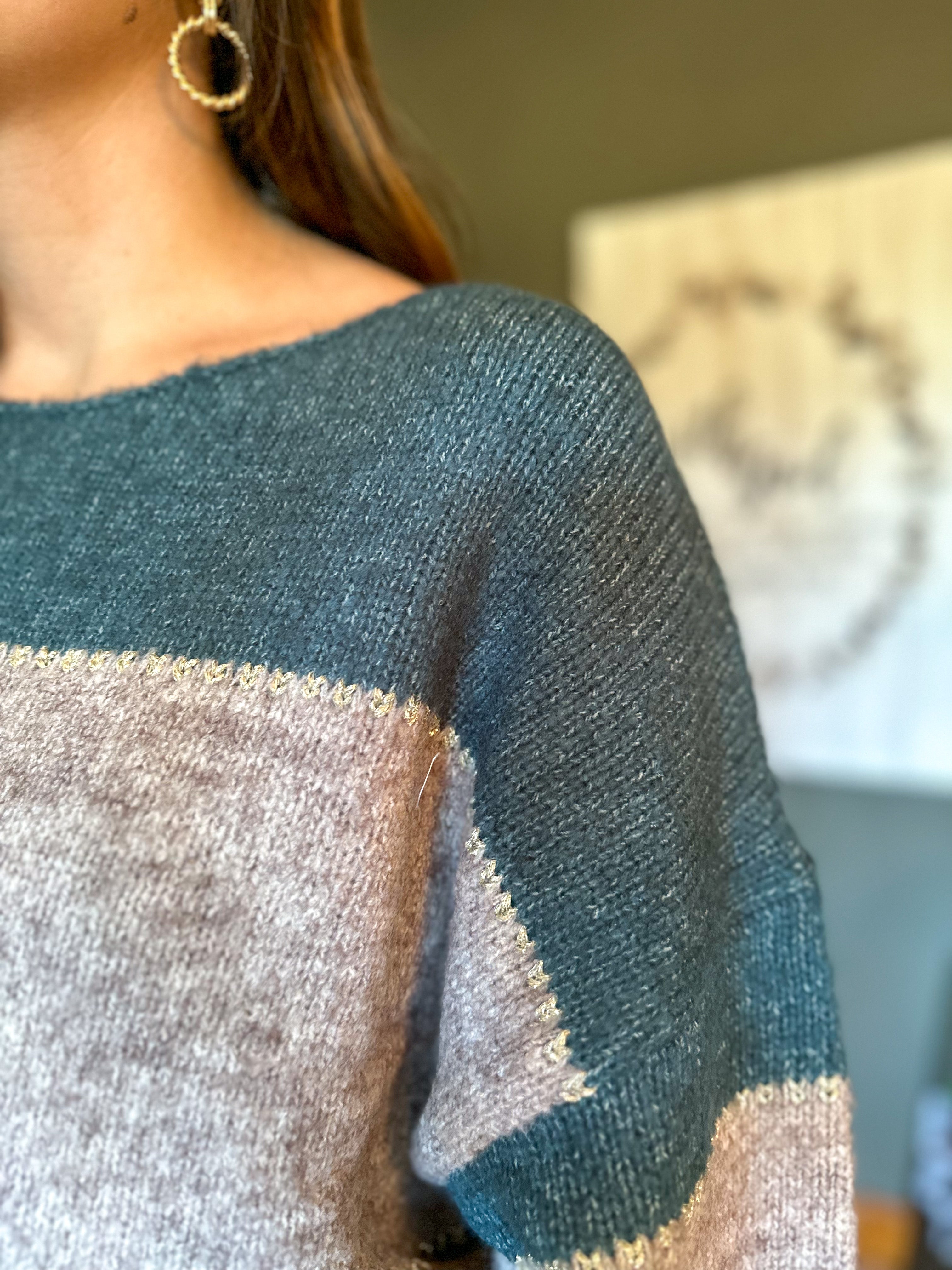 Denali Bold Stripe Sweater :: M-3X