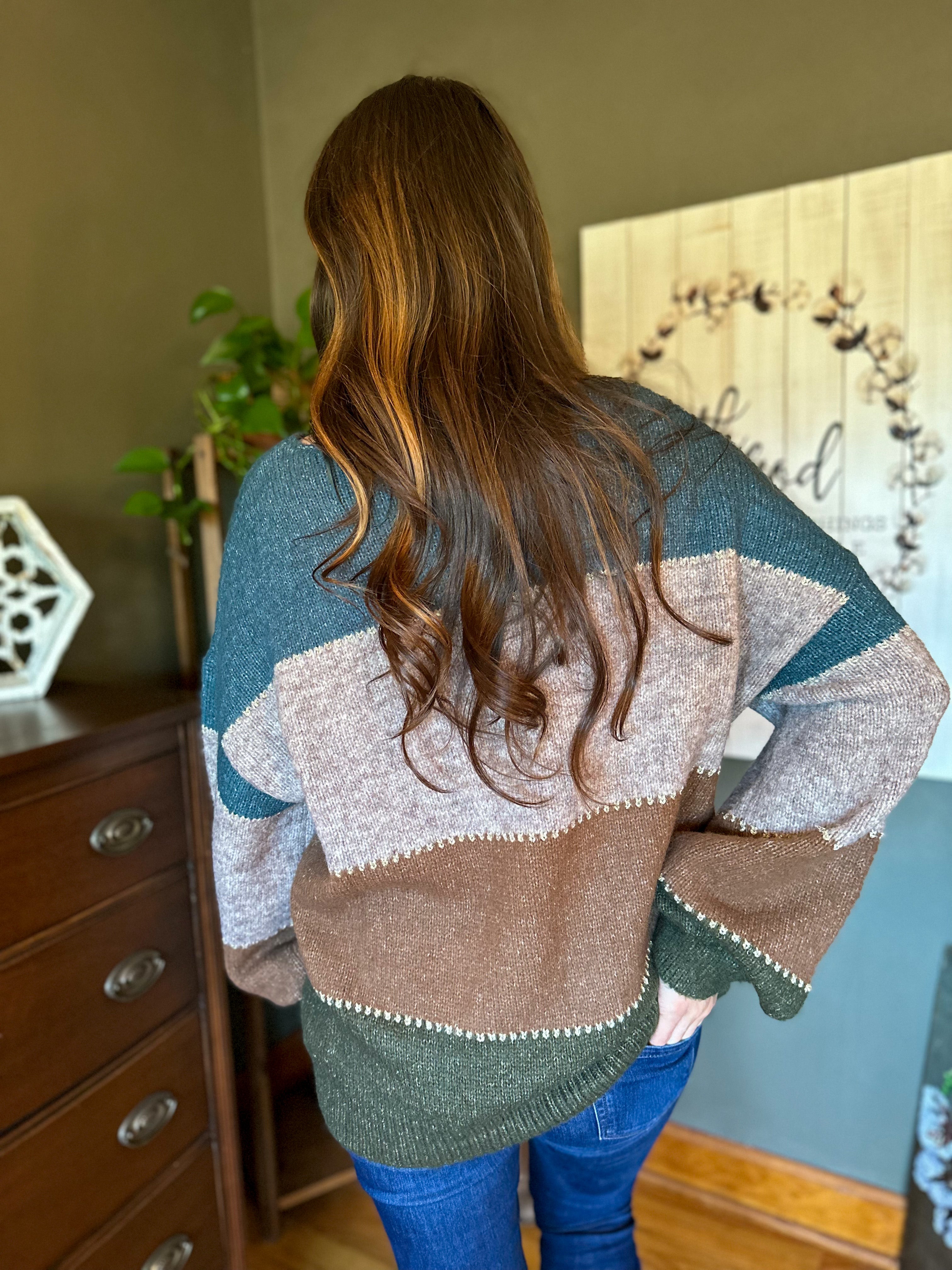Denali Bold Stripe Sweater :: M-3X