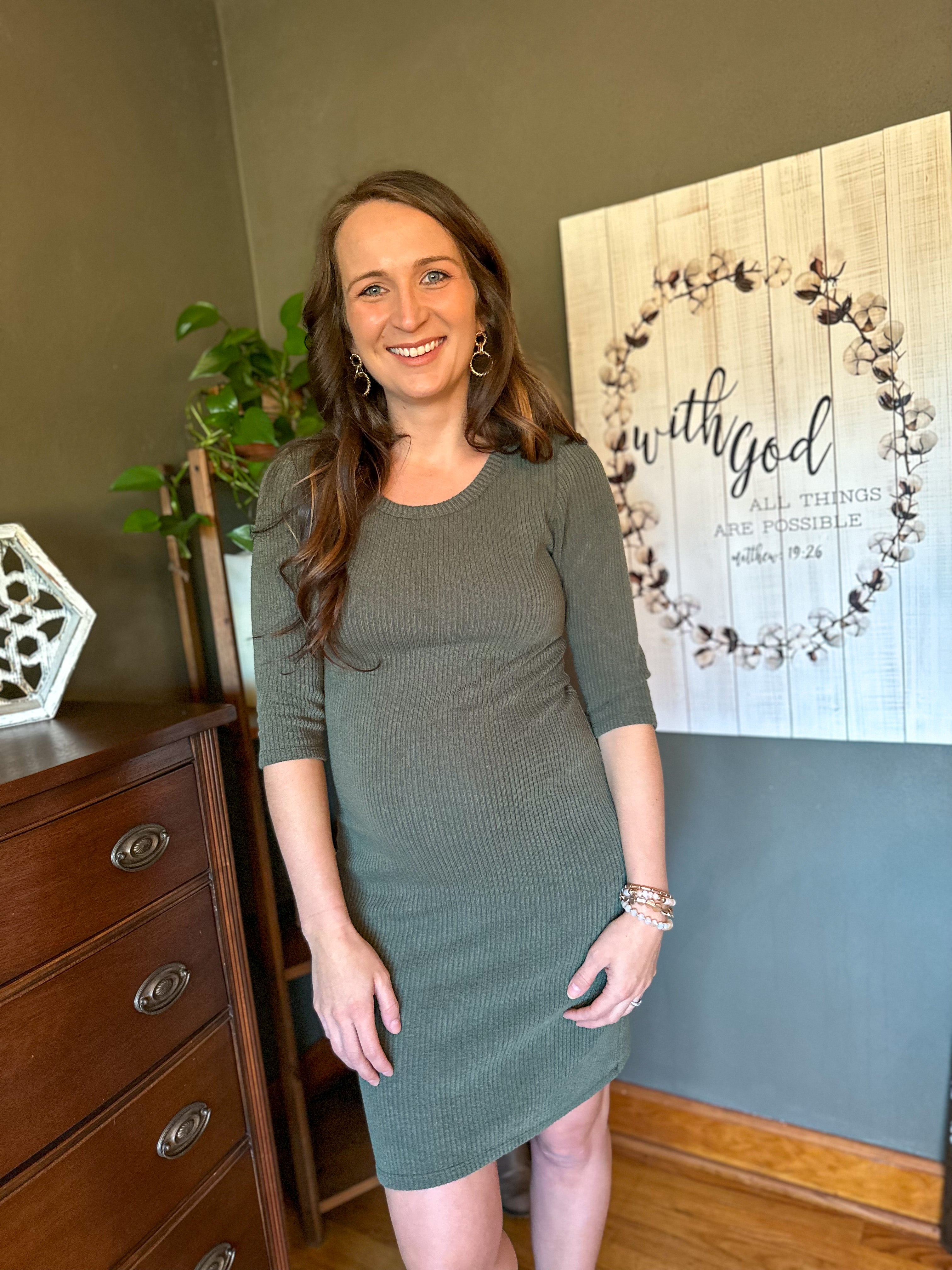 Hunter Fitted Dress :: Small & Large