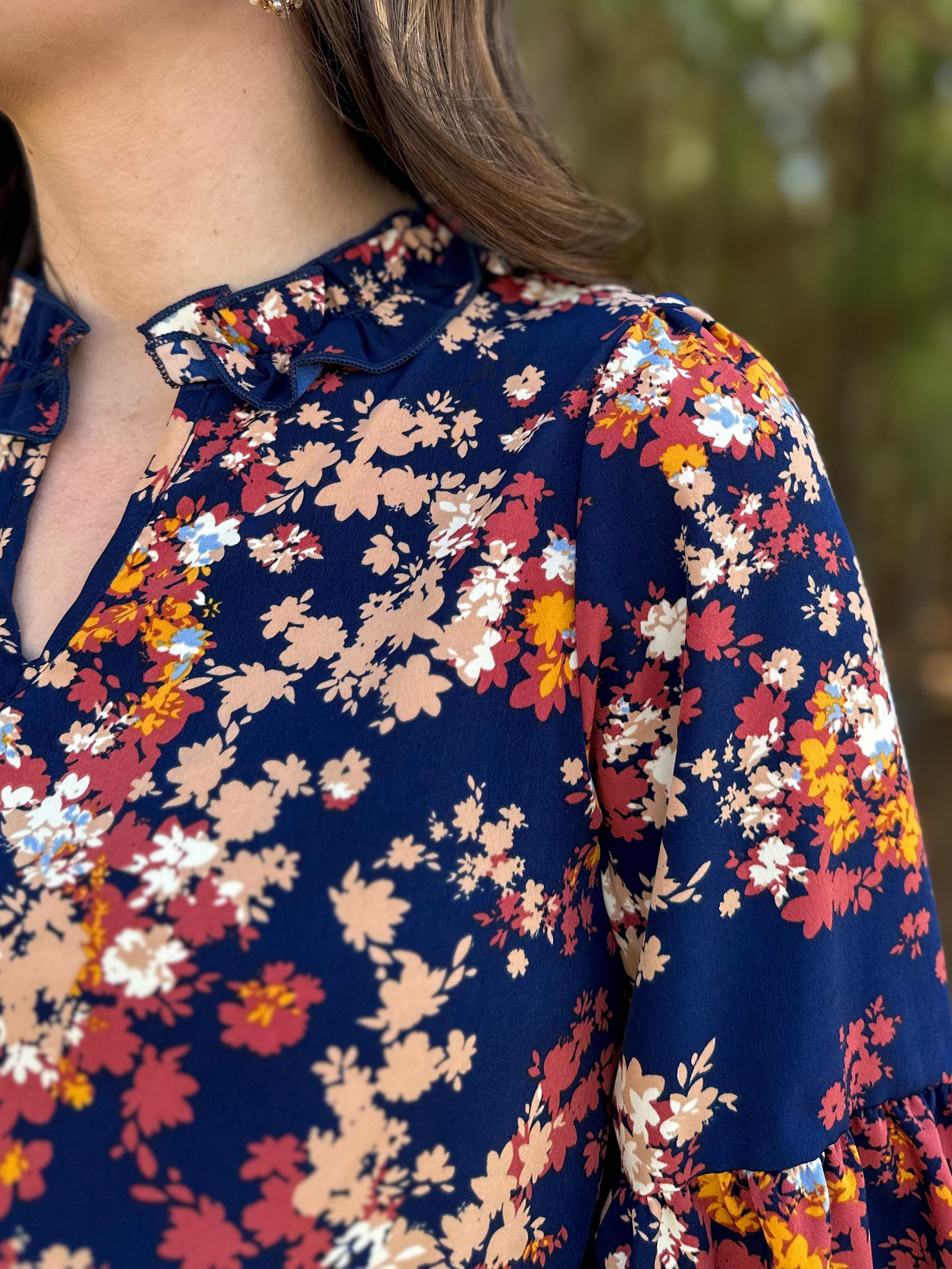 Rebecca Floral Blouse :: S-3X
