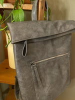 Load image into Gallery viewer, Fold Over Backpack :: Grey

