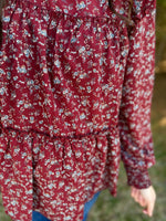 Load image into Gallery viewer, Maisie Floral Tiered Blouse :: S-L

