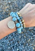 Load image into Gallery viewer, Seafoam Bracelet Stack

